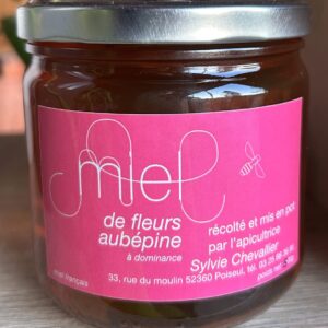 Miel FLEURS AUBÉPINE - 500g
